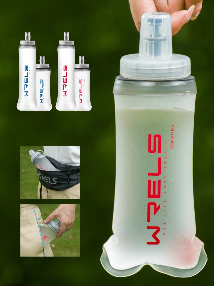 Garrafa Dobrável Soft Flask (Sem BPA) – Leve, Prática e Ideal para Running e Camping (FitZONE))