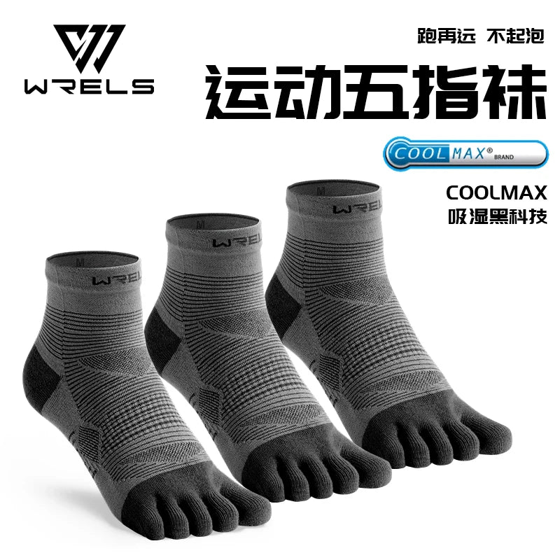 Meias Desportivas Five-Toe WRELS Coolmax – Elasticidade e Conforto para Alta Performance (FitZONE)