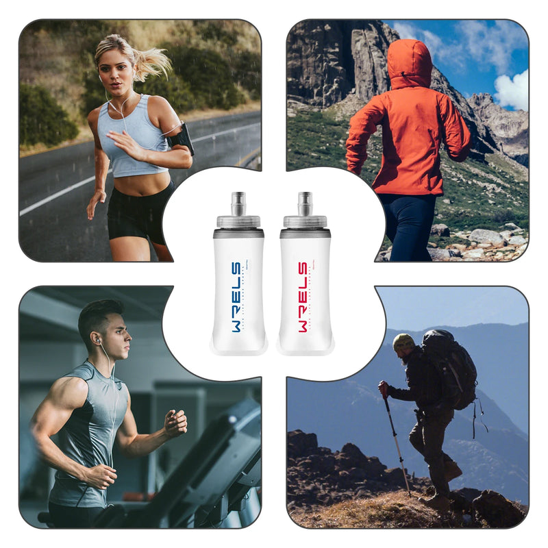 Garrafa Dobrável Soft Flask (Sem BPA) – Leve, Prática e Ideal para Running e Camping (FitZONE))